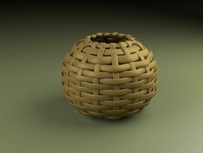 woven bowl art 3d print model - Mito3D