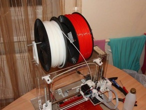 soporte de bobina mendel90 3d la impresora partes 3d print model - Mito3D