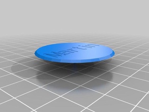 golf ball marker martin sport im freien angepasst 3d print model - Mito3D