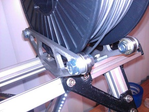 mendelmax Skelett-Spule montieren 3d Drucker - Zubehör 608 Lager filament 3d print model - Mito3D