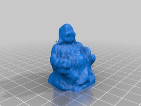 estátua a arte makerbotdigitizer scan 3d print model - Mito3D