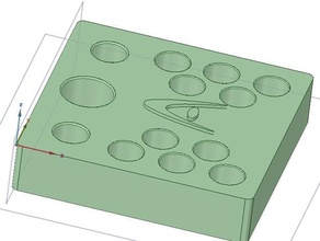 destek mod electronique pil et liquide dökün diğer 3d print model - Mito3D