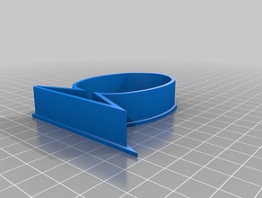 gold fish cookie cutter kitchen dining 3d print model - Mito3D