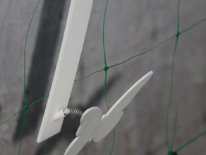 butterfly spring net hanger outdoor garden decoy 3d print model - Mito3D