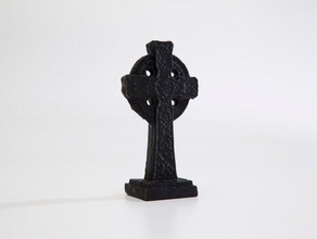 cruz celta esculturas 3d irlandês scan 3d print model - Mito3D