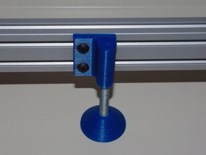 40 mm t-Nut verstellbar Fuß 3d-Drucker Teile aluminium-Strangpressprofil extrusion verstellbarer aluminium-extrusion 3d print model - Mito3D