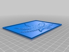 ot delik lithopane 2d sanat özelleştirilmiş 3d print model - Mito3D