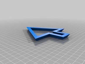 arrow cookie cutter kitchen & dining 3d print model - Mito3D