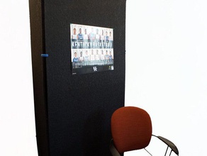 poster display monolith office poster-display 3d print model - Mito3D