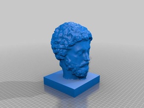 marco aurélio esculturas Digitalização em 3d a arte estóico 3d print model - Mito3D