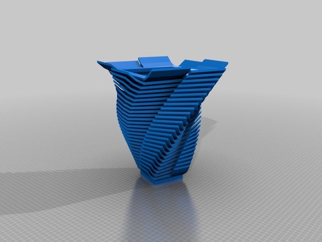 arrayed vase 9 3D print model - Mito3D