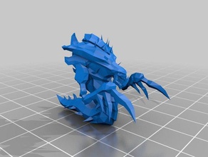 starcraft 2 hydralisk clean creatures game hydra model starcarft 3d print model - Mito3D