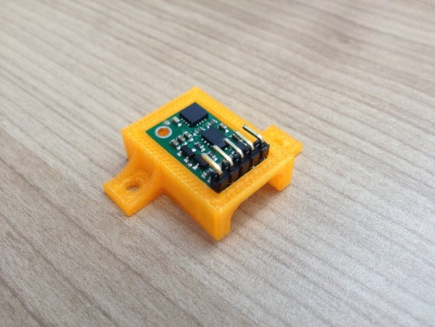 mount-minimu-9 v2-Beschleunigungssensor-Kompass-l3g4200d lsm303dlm Träger - Elektronik 3D print model - Mito3D