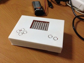 digipixel caso di arduino video giochi digi led pixel 3d print model - Mito3D