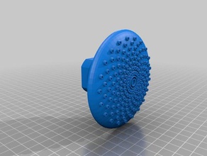 peters shower head bathroom customized 3d print model - Mito3D