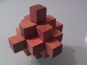gran pagoda japonesa de cristal 9 piezas puzzles 3d openscad supportless juguete la madera 3d print model - Mito3D