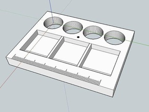 beads container tool holders boxes 3d print model - Mito3D