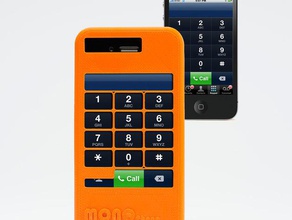 monotask deckt mobile Telefon 3d 3d-drucken Kompass hipstamatic iphone iphone4 shuffle ted 3d print model - Mito3D