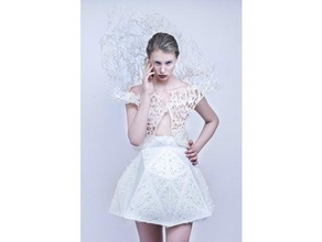 bristle dress fashion clothing customizer frances bitonti new skins skirt 3d print model - Mito3D