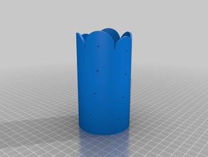 meu personalizados bolha vaso decorador 3d print model - Mito3D