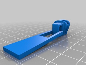 zipper pull tab replacement parts 3d print model - Mito3D