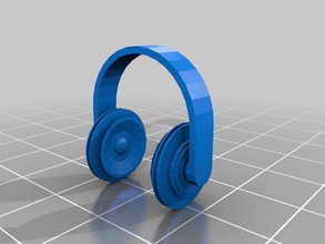 basic headphones render model accessories 3d geometric 3d print model - Mito3D