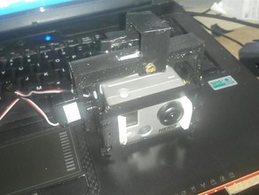 gopro micro servo gimbal electronics camera quadcopter servos xy 3d print model - Mito3D