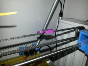 little simple belt tensioner 3d printer accessories tension regulator 3d print model - Mito3D