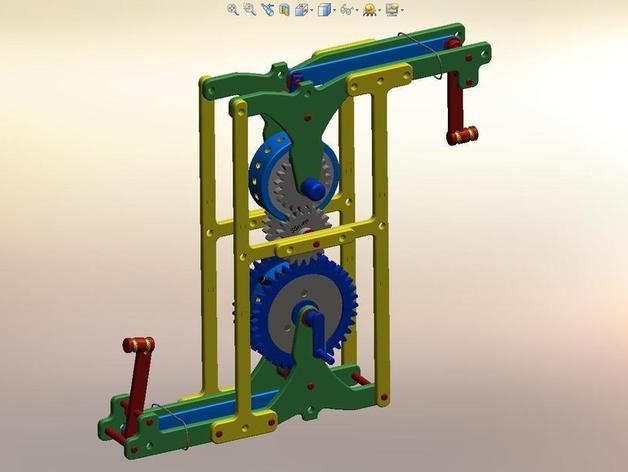 2-ch 2-marcia programmabili ritmo di percussioni machine other 3d arduino art experiment extruder jewelry makeentry model motor music ornament part puzzle robot robotics sketchup toy useful 3D print model - Mito3D