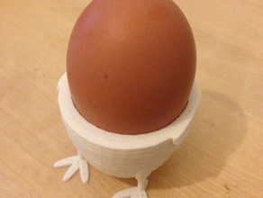 chick egg cup kitchen dining household tinkercad useful 3d print model - Mito3D