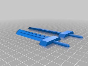 notched sword props 3d print model - Mito3D