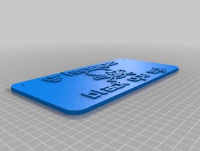 grim sinais logotipos personalizado 3d print model - Mito3D