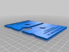 mi personalizados banda de cartera accesorios 3d print model - Mito3D