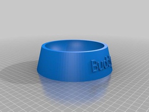 buddy dog bowl pets customized 3d print model - Mito3D