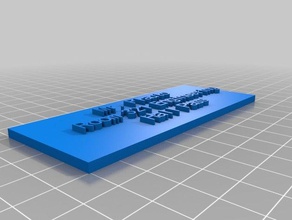 flauto engineering hall pass other customized 3d print model - Mito3D