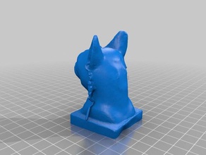 3000 v Chr Katzen-Kopf-Replik durchsucht Replikate 3d print model - Mito3D
