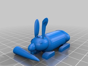 simple rabbit 3d printing tests 3d print model - Mito3D