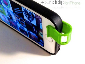 Soundclips iphone mobile - Zubehör apple Musik 3d print model - Mito3D