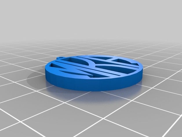 meine kundenspezifische Monogramm-Anhänger mak Schmuck 3D print model - Mito3D