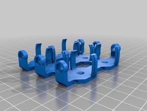 battery clip 3 li-on cells other customized 3d print model - Mito3D
