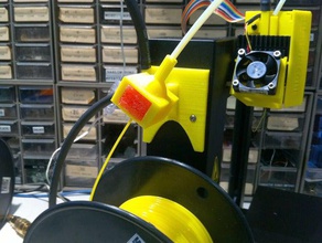 filament guide up integral cleaner 3d printer accessories 3d print model - Mito3D
