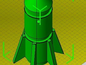 lego fusée v2 la construction jouets 3d print model - Mito3D