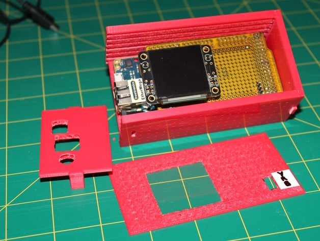 ethermega arduino boîte l'électronique 3D print model - Mito3D