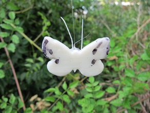 cavolo falena, farfalla le creature 3d giardino 3d print model - Mito3D