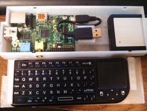 portable raspberry pi case electronics poratble 3d print model - Mito3D