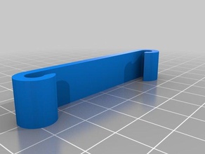 my customized replacement clip folding shopping cart parts 3d print model - Mito3D