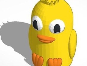 ducky momo sculture 3d print model - Mito3D