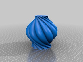 pumpkin vase 2 other 3d print model - Mito3D
