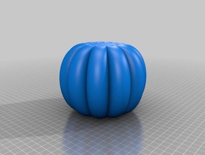 pumpkin vase 4 other 3d print model - Mito3D