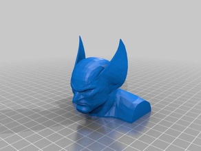 wolverine bust people capcom face head marvel 3d print model - Mito3D